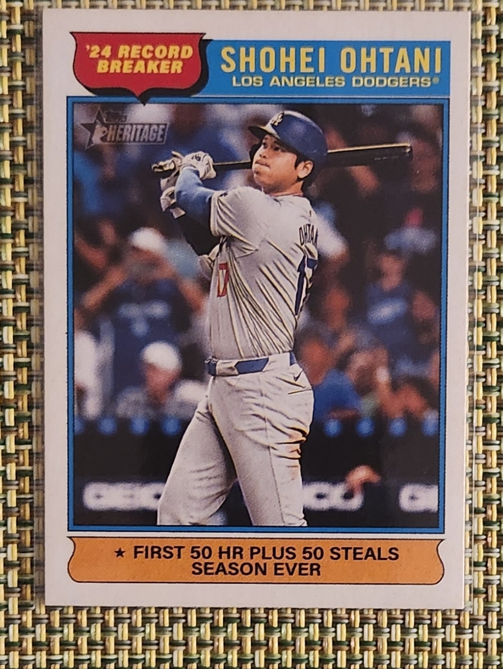 Shohei Ohtani Los Angeles Dodgers Baseball Card